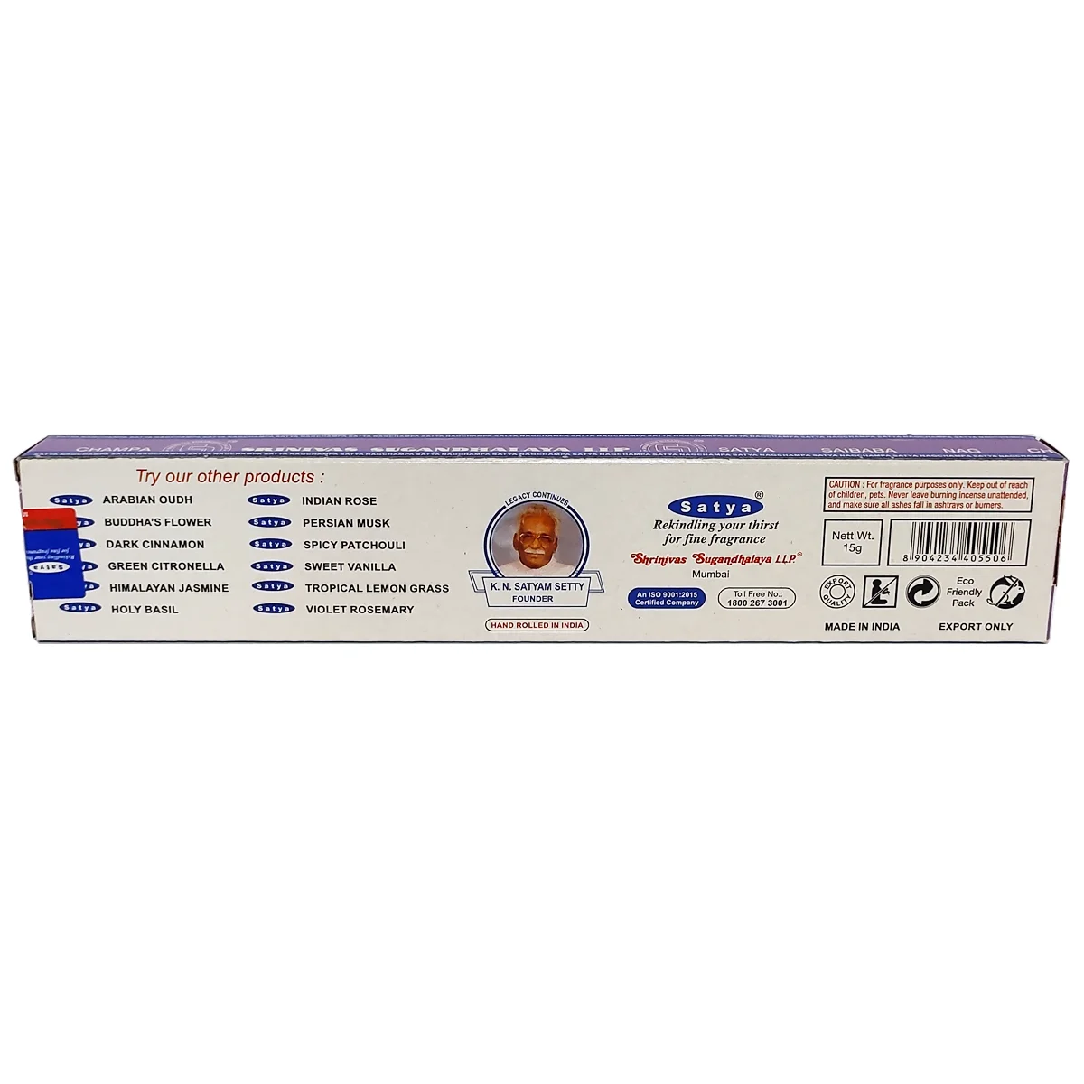 caja incienso satya nag champa lavanda francesa aroma original