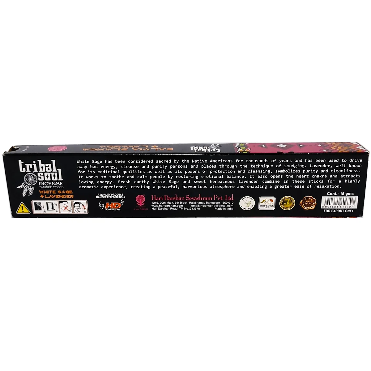 Incienso Tribal Soul Salvia y Lavanda original con envío a todo México