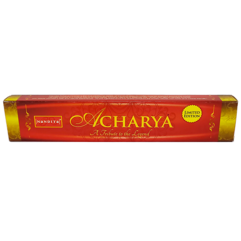 incienso acharya nandita natural aroma espiritual para meditación