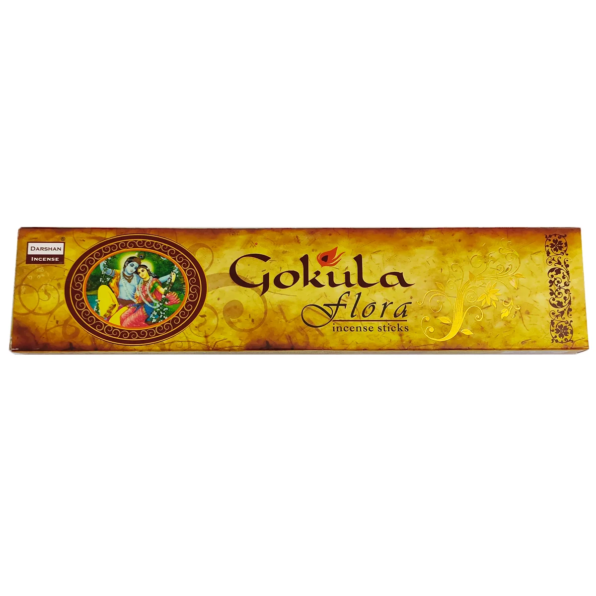 Caja de Incienso Darshan Gokula Flora Original hecho en la India
