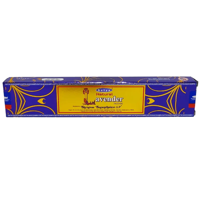 incienso de lavanda Satya natural original aroma relajante
