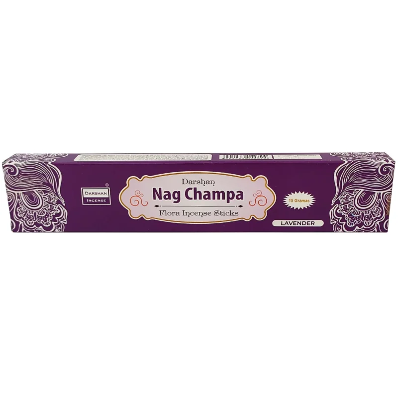 incienso nag champa lavanda darshan caja original aroma relajante