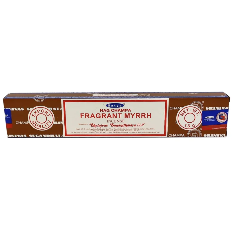 incienso nag champa mirra satya original caja producto aromaterapia