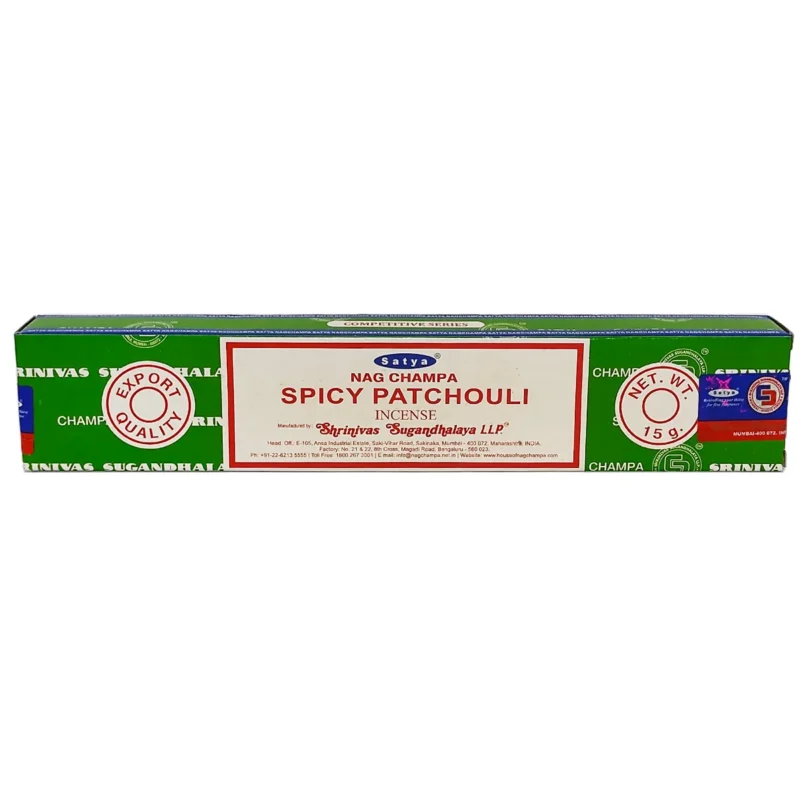 Incienso Nag Champa Patchouli Satya original caja