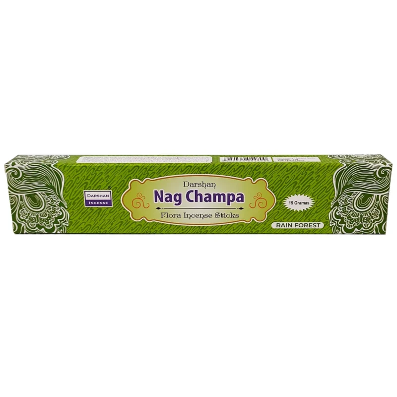 incienso nag champa rain forest darshan caja original aroma natural