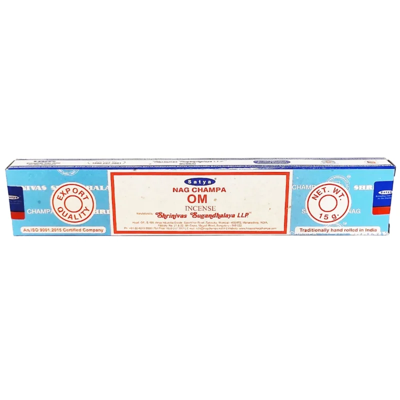 incienso OM Satya original caja y varillas aroma espiritual