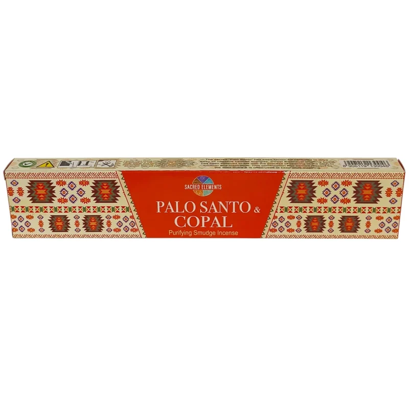 Caja de incienso Palo Santo y Copal HEM original para limpieza energética.