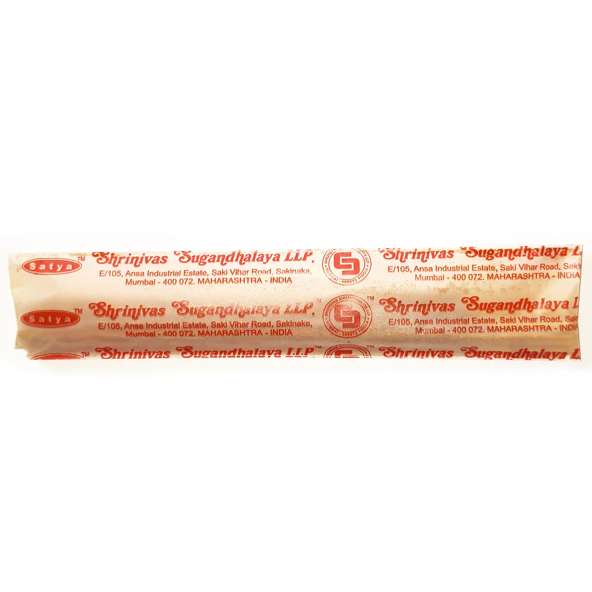 Varilla de incienso Satya Palo Santo para limpieza energética y purificación del hogar.