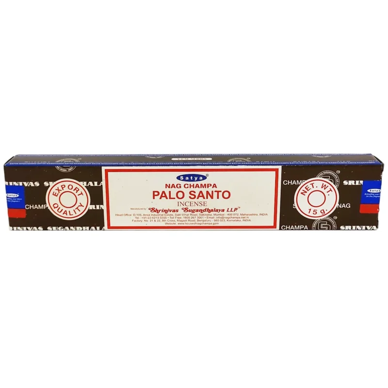 Incienso palo santo satya original varillas aromaticas naturales