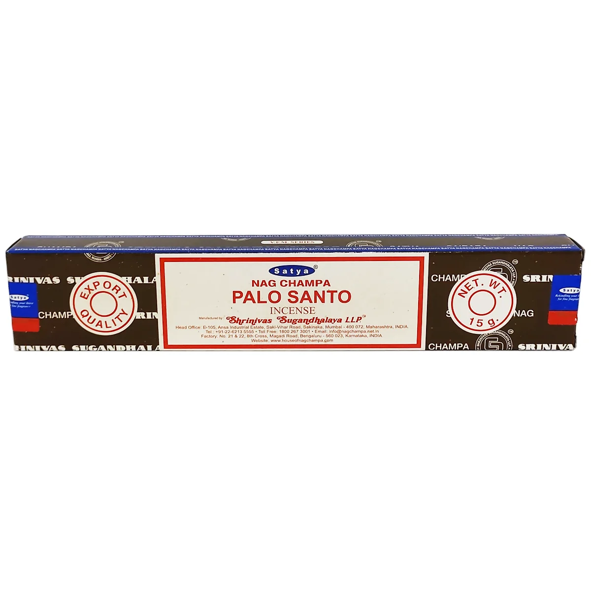 Incienso palo santo satya original varillas aromaticas naturales