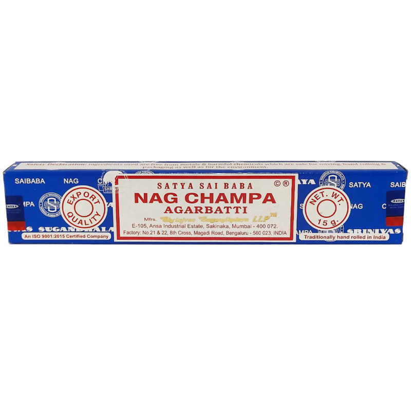 Incienso Satya Nag Champa Sai Baba original caja azul