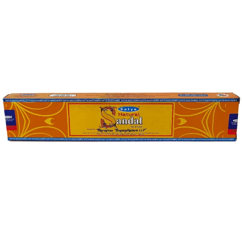 incienso sándalo satya original caja varillas aromáticas