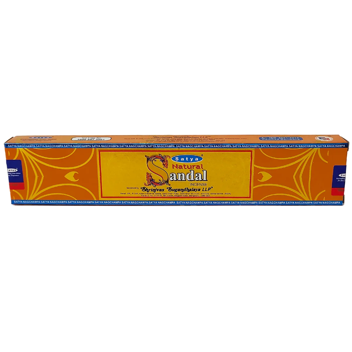 incienso sándalo satya original caja varillas aromáticas
