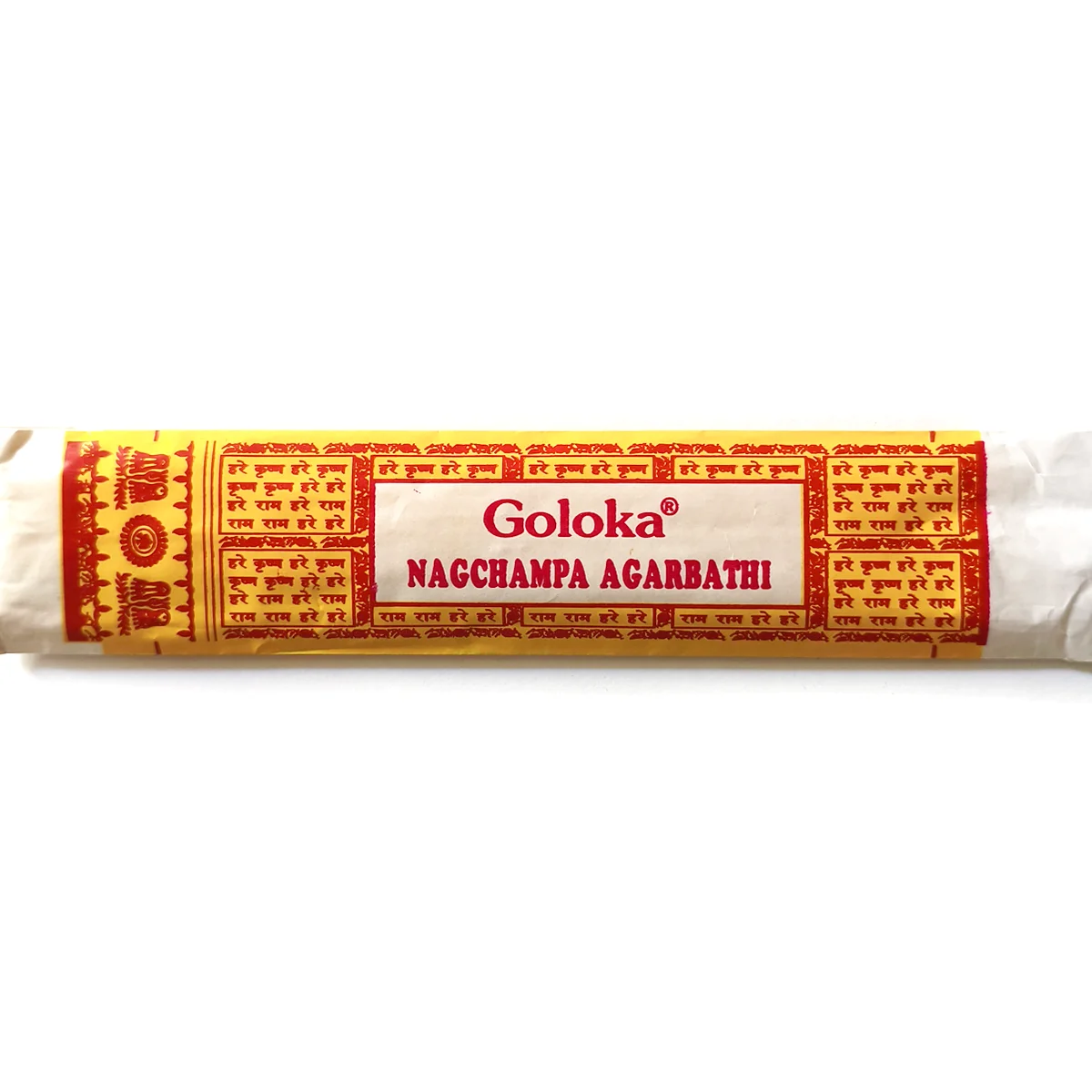 sobre de varillas del incienso nag champa goloka original natural