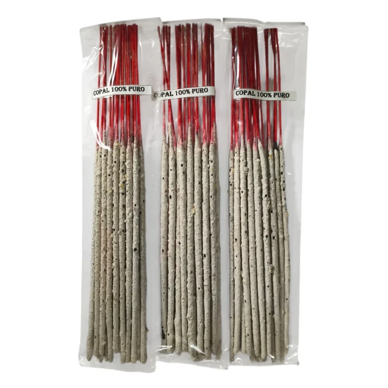 Combo de 3 piezas de copal blanco natural en varitas