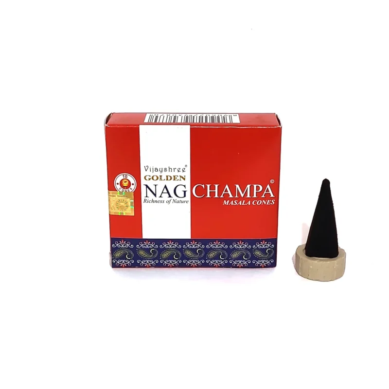 Caja de conos de incienso Golden Nag Champa original