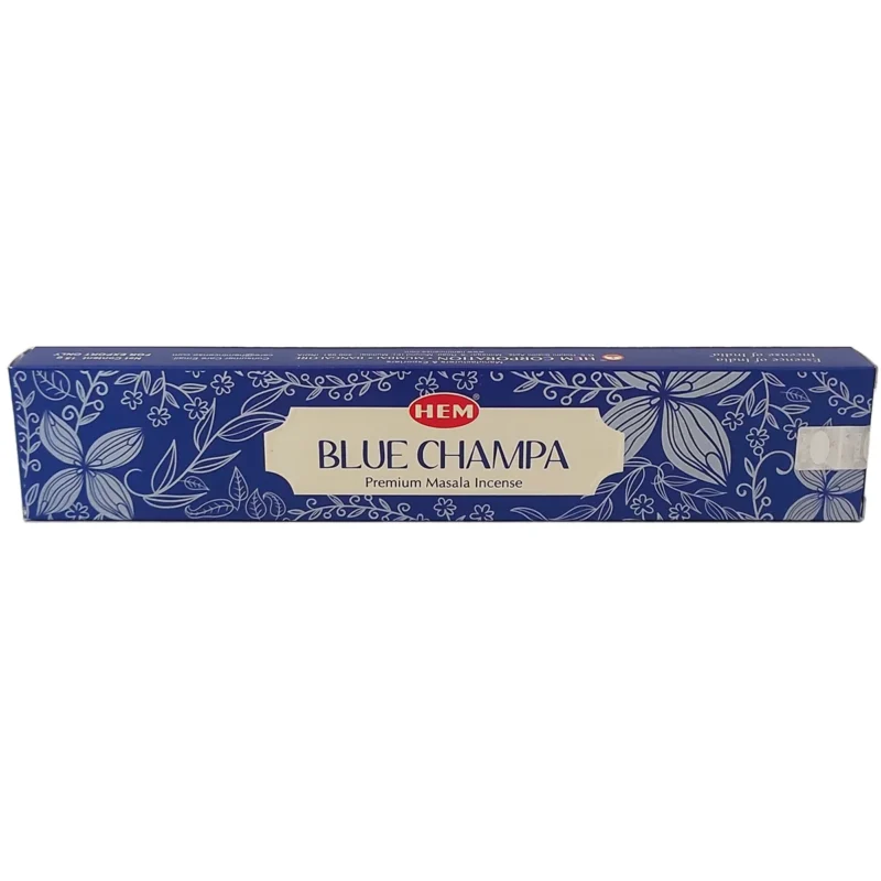 incienso blue champa HEM original caja varillas aromáticas