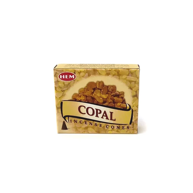 incienso en cono copal HEM original producto aromaterapia