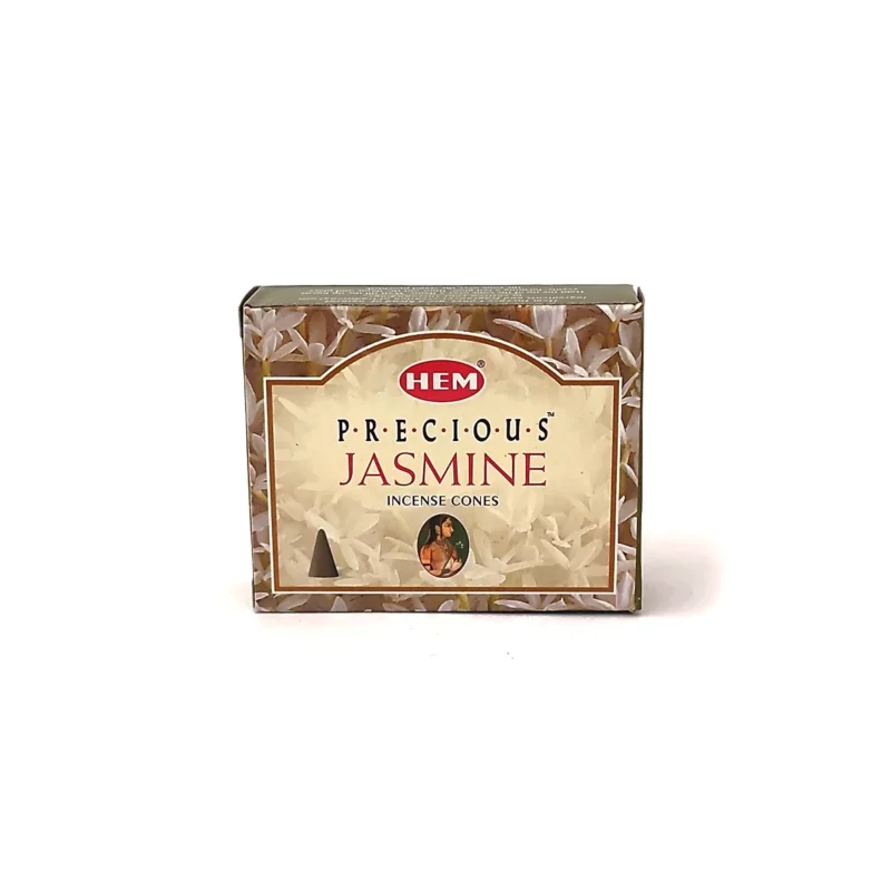 incienso en cono jazmín HEM original aroma floral relajante