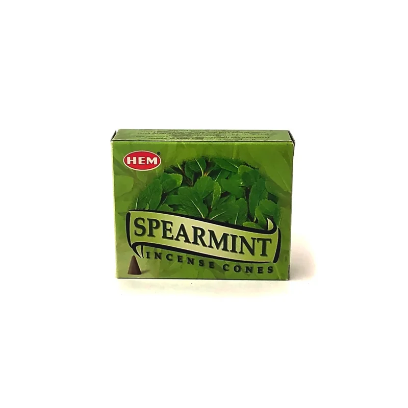 incienso en cono menta HEM aroma refrescante natural