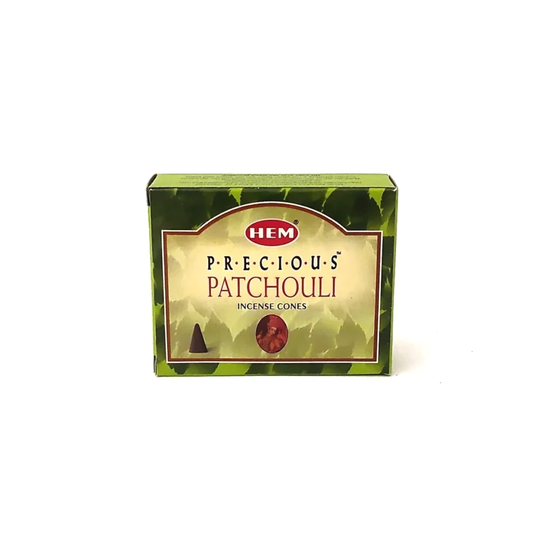 Caja de incienso en cono patchouli HEM