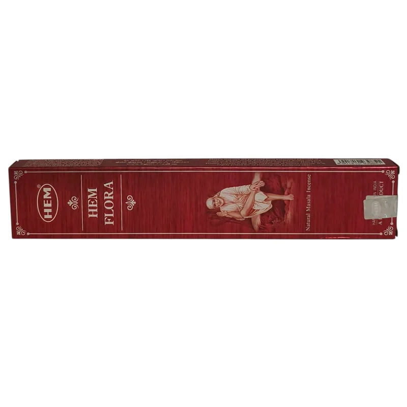 Caja de incienso HEM Flora premium hecho a mano en su empaque original.