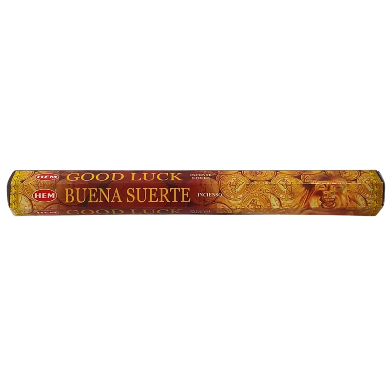 incienso hem buena suerte 20 varitas.